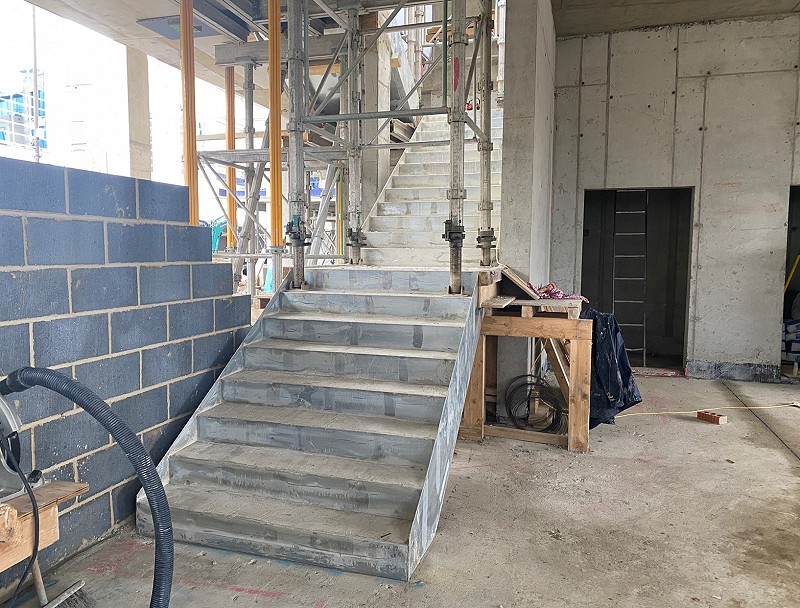Staircase installation
