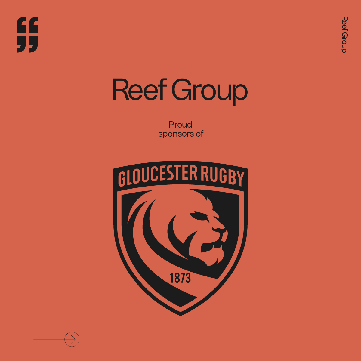 Gloucester Rugby announce Reef Group as Academy partner